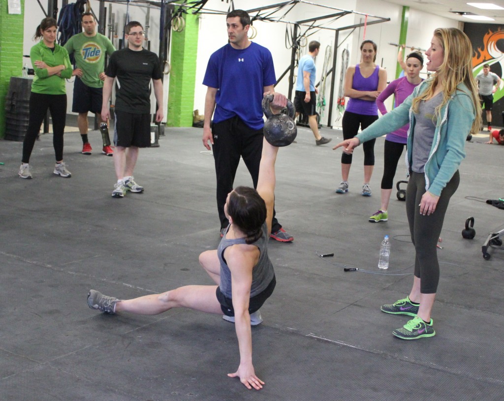 Tina Mo and Jules going over the TGU